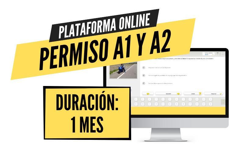 TEST DE PERMISO A1 Y A2 en Terrassa